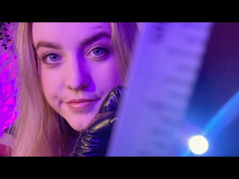 ASMR | Measuring You & Light Triggers 📏 [Gloves & Up Close Personal Attention]