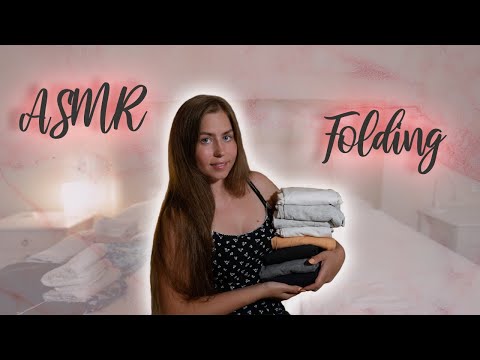 [ASMR] Folding Lots Of Clothes👕 Cozy Fabric Sounds🤤