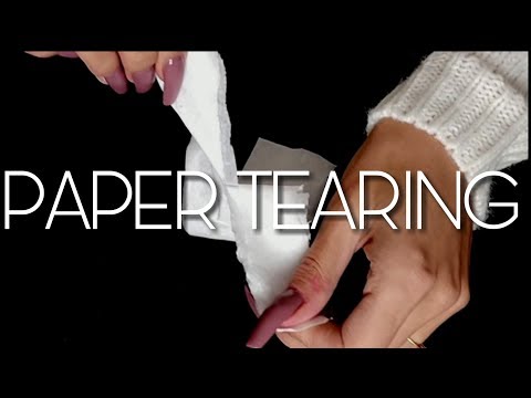 ASMR PAPER RIPPING & TISSUE CRINKLE SOUNDS - EAR TO EAR🌺 HOW TO FALL ASLEEP AT NIGHT