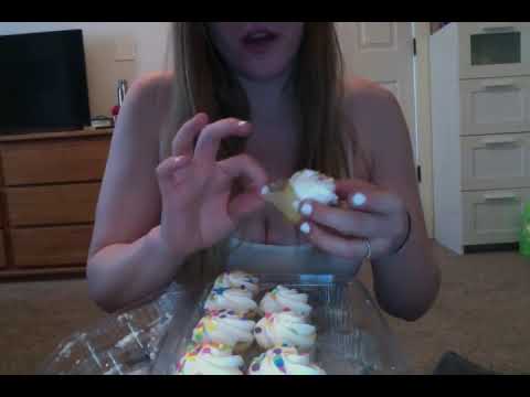 ASMR Batra | Eating Show Mini Cupcakes Eating ASMR Sounds