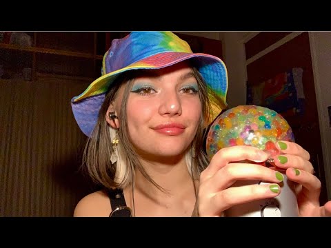 ASMR | Fast and Aggressive Asmr | Orbeez Ball | Tapping, Scratching, Gripping, Mouth Sounds ;)