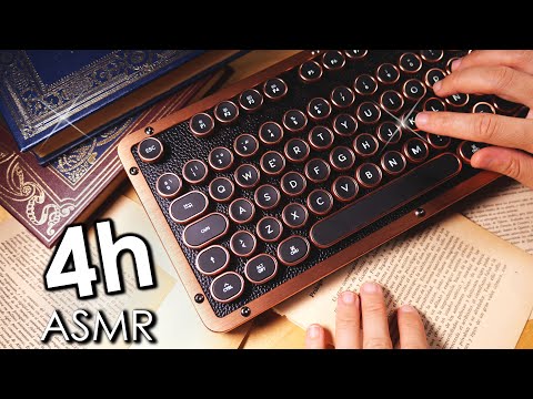 [ASMR] Fast KEYBOARD Typing for Study, Work & Relax - 4k (No Talking)