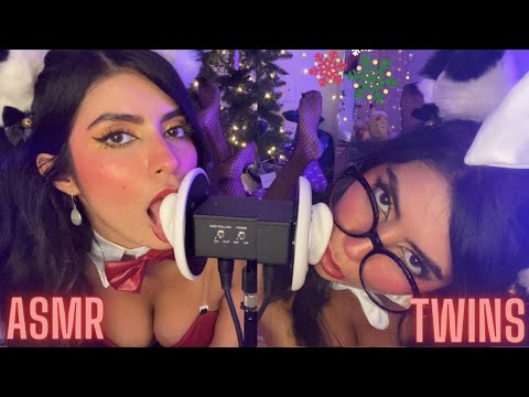 ASMR TWINS Holiday Cats | Personal Attention / No Talking 🐱 👅