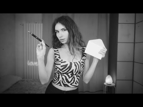1960's ASMR - Letter To The Future ✉️ (soft spoken, roleplay, black & white )