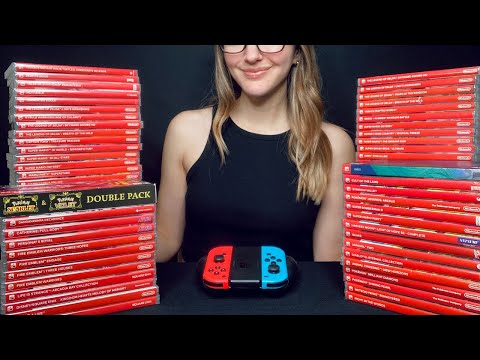 ASMR Game Store - Nintendo Switch Game Collection 💥 Soft Spoken, Video Games