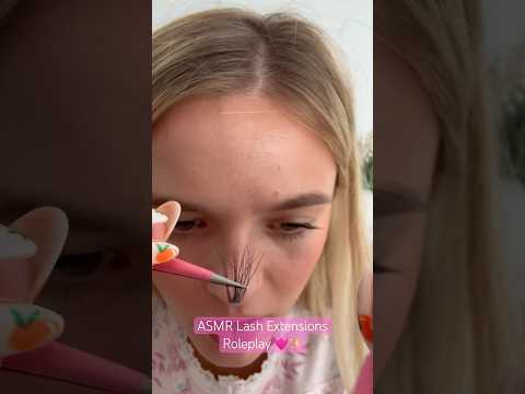 ASMR Preview: Lash Extensions Roleplay ☺️✨