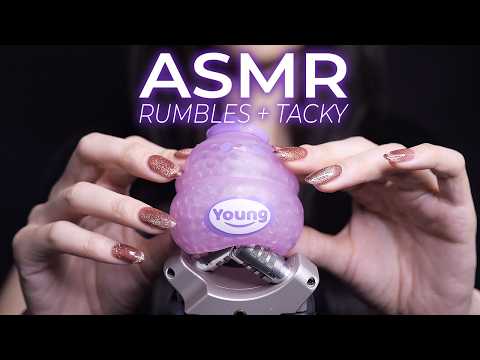 ASMR Deep Rumbles and Satisfying Tacky Sounds of Squishy (No Talking)