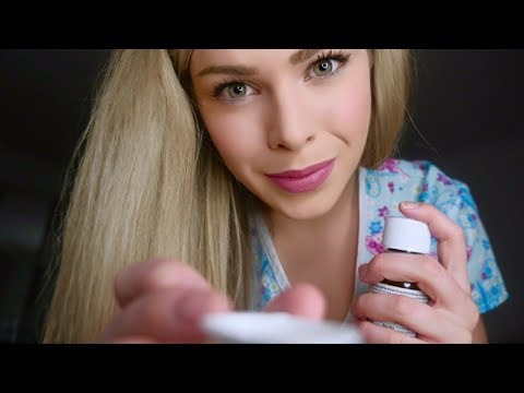 ASMR Night Nurse Cares for You in Bed  (Medical Triggers)