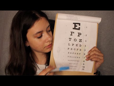 ASMR 1 Minute Exams (strength, eye, reflexes, hand, hearing, etc.)