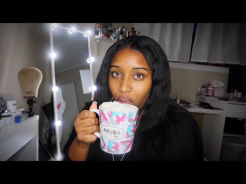 [ASMR] Your Friends Mom Flirts With You 💋☕️ | Loud Slurping & Gulping Sounds