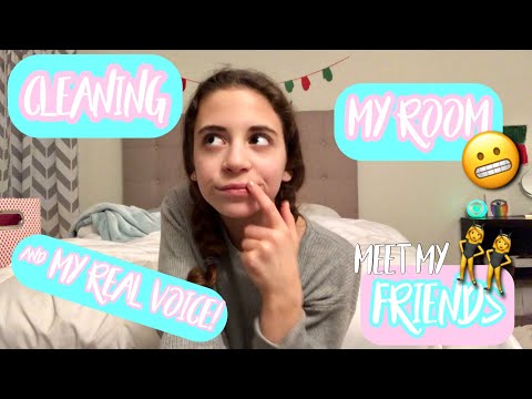Cleaning my room, meet my friends, and my real singing voice! VLOGSMAS DAY 17