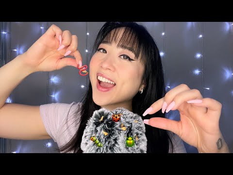 ASMR Eating Crunchy Bugs Out of Your Hair (Mic Brushing, Whispers)