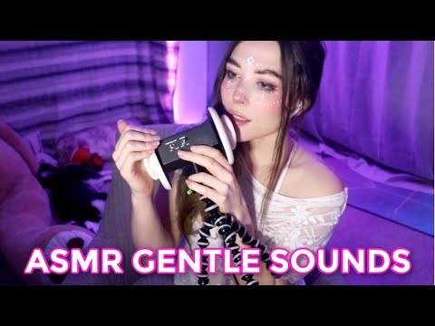 |ASMR| RELAXING MOUTH SOUNDS + WHISPERING + GENTLE HUSKY PUPPY