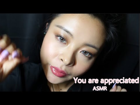 Thank you, next~ | hand movement asmr soft talking asmr - repeat thank you | positive affirmation