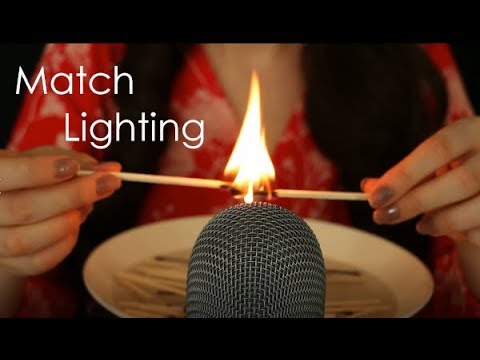 ASMR Lighting Matches 🔥 and Turning them off in Water 💦 (No Talking)