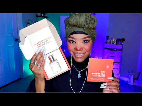 ASMR | Perfume Unboxing (ft.Dossier) (Gentle Whispers, Tapping And Mouth Sounds, Hand Movements)