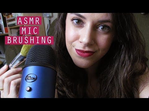 ASMR | Mic Brushing (Whispered, Repetition)