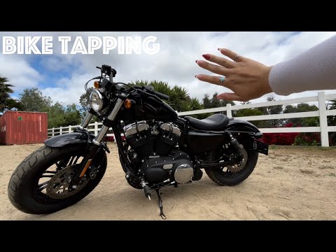 ASMR: Tapping On A Harley Davidson Motorcycle 😎🤘