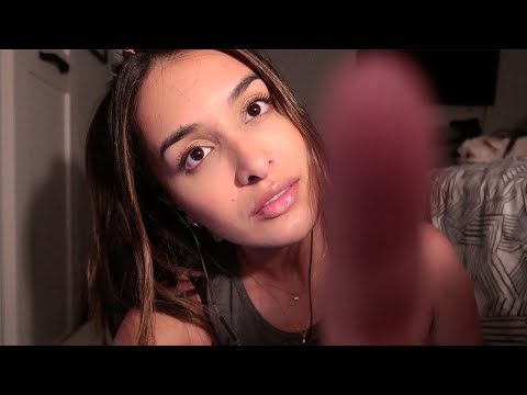 ASMR Getting Something Out of Your Eye & Chewing Gum (Whispers & Up Close) 💕