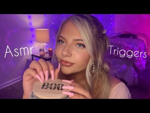 Asmr Trigger Assortment with New Items! (Transition fall theme🍂🍁)