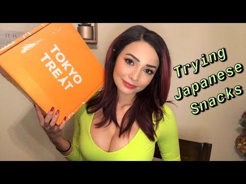 ASMR Trying Japanese Snacks with Tokyo Treat!