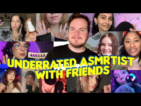 ASMR Underrated ASMRtist with Friends Fast & Aggressive Hand Sounds, Mic Triggers, Visuals + Pt. 2