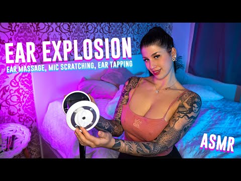 ASMR I Ear Explosion - 100% Tingles I Ear Massage, Tapping and Scratching