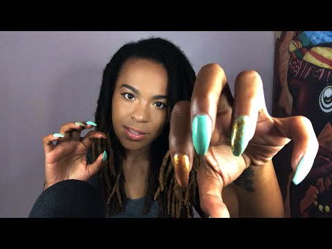 Fast ASMR -  UNPREDICTABLE Hand Movements (+ Mouth Sounds, Tongue Clicks, Screen Tapping, etc.)