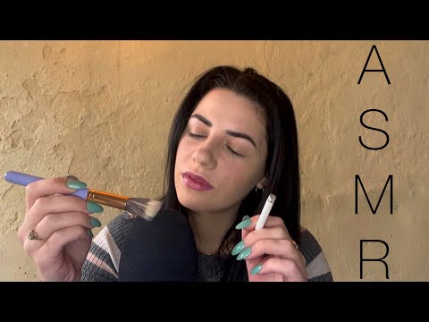 ASMR | Smoking, Whispering & Mic Brushing!