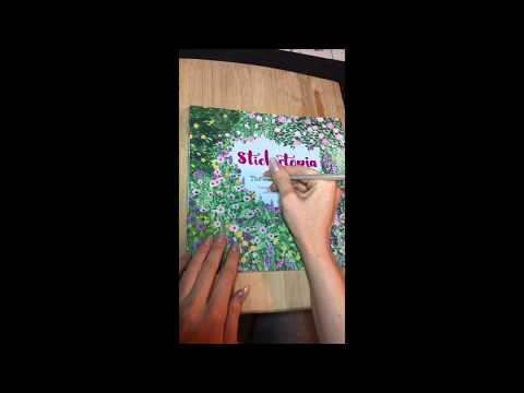 TRACING & SMOOTHING A PICTURE BOOK {ASMR} {NO TALKING}