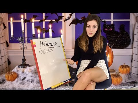 [ASMR] A Halloween Lesson