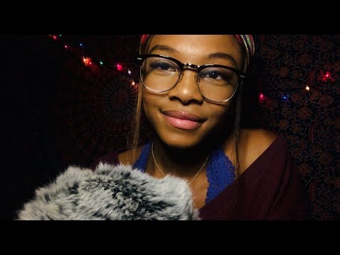 ASMR uncommon trigger words + tingly whisper + tracing