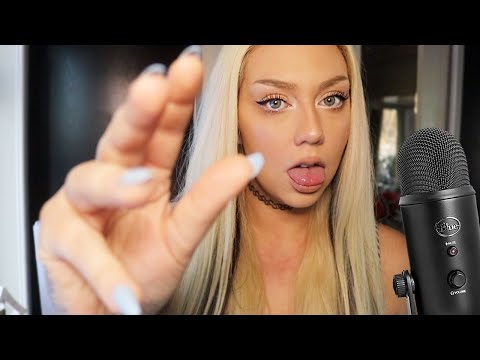 ASMR | Intense Fast Wet Mouth Sounds With Hand Movements/Visualizers (gets more fast & aggressive)