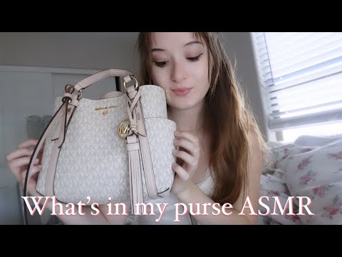 ASMR What’s in my purse 👛🎀🩰