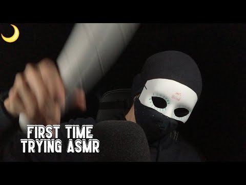 MY FIRST TIME TRYING ASMR   ;)