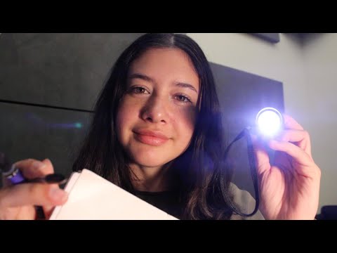 ASMR Face Touching and Note Taking