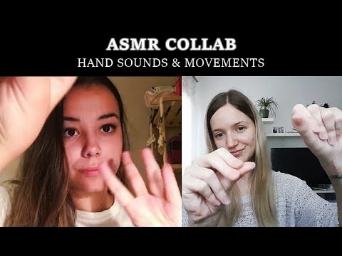 ASMR COLLAB | hand sounds and movements with Zeneia's ASMR / mouth sounds, whispering, face brushing