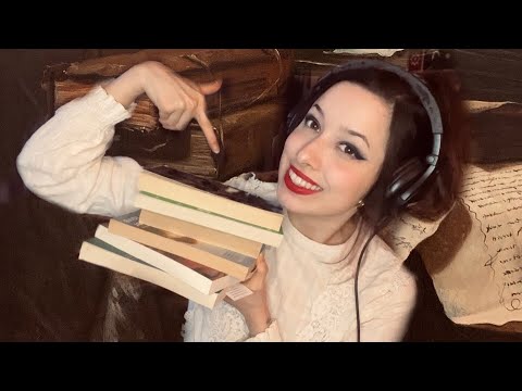 ASMR Book Haul 📚 Current Reads 📕 Recent Reads 📖 (soft spoken, page turning, reading, tapping)