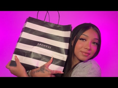 ASMR| I SPENT $400 AT THE SEPHORA ROUGE SALE 2024 ✨