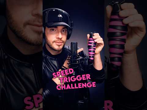 Speed Trigger Challenge!! #ASMR #shorts