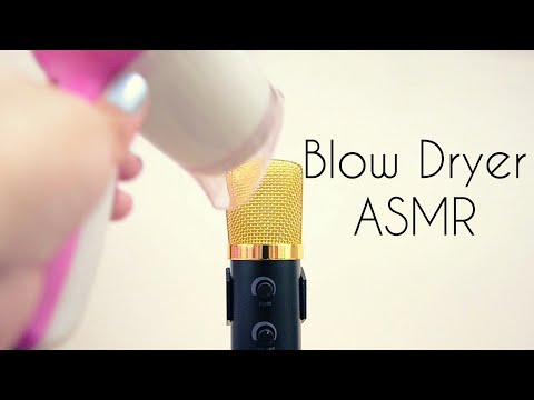 ASMR ~ Hair dryer / Blow dryer sound | Mic blowing