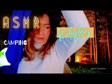 [ASMR] Roleplay - Camping in der Wildnis (eating mouth sounds , massage) Personal Attention  deutsch