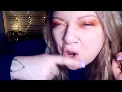 ASMR Fast and aggressive mouth sounds Mouth and cheek scratching/slapping (whispers)