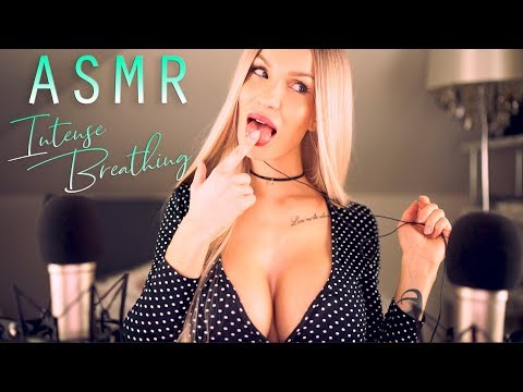 ASMR Very intense Breathing Kissing and Mouth Sounds to Relax - Tingly Whispering german/deutsch