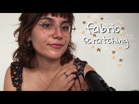 ASMR ⋆ fabric scratching sounds 💅💤