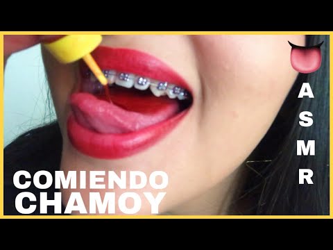 ASMR COMIENDO CHAMOY | MOUTH SOUNDS 💦