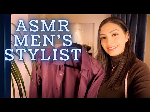 [ ASMR ] 💼  MEN’S PERSONAL STYLIST - 💙 MEASURING AND STYLING YOU! 💙 Personal shopper ASMR
