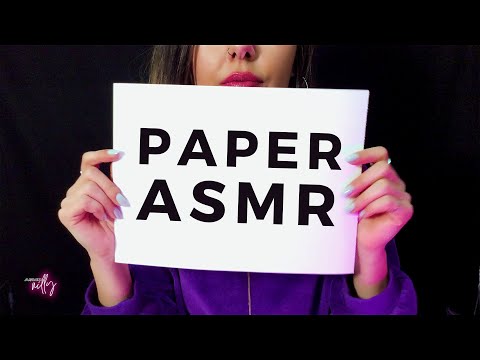 ASMR | Paper Rubbing, Scratching & Tapping | Paper Sounds (No Talking)