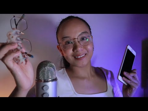 ASMR Fast Tapping With Tagalog Whispering For Sleep/Tingles 💫
