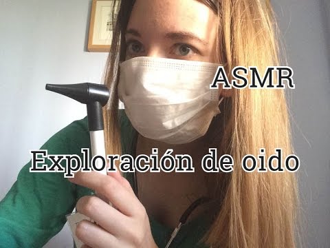 ASMR doctor role play. Exploración de oido. Español